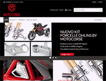 Tablet Screenshot of motocorsestore.com